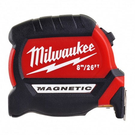 Магнитная рулетка поколение III 8 м- 26 фт Milwaukee купить в Минске